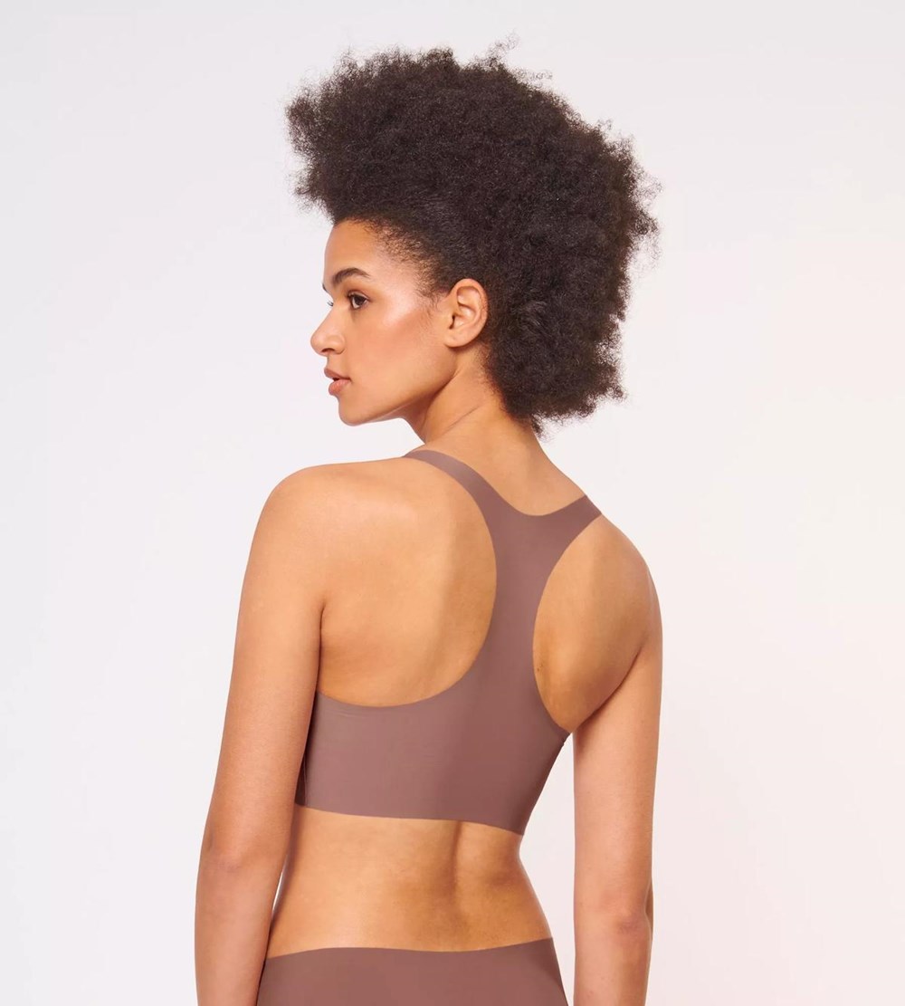 Sloggi Zero Feel Racerback Top Cacao | 87246-TGBJ