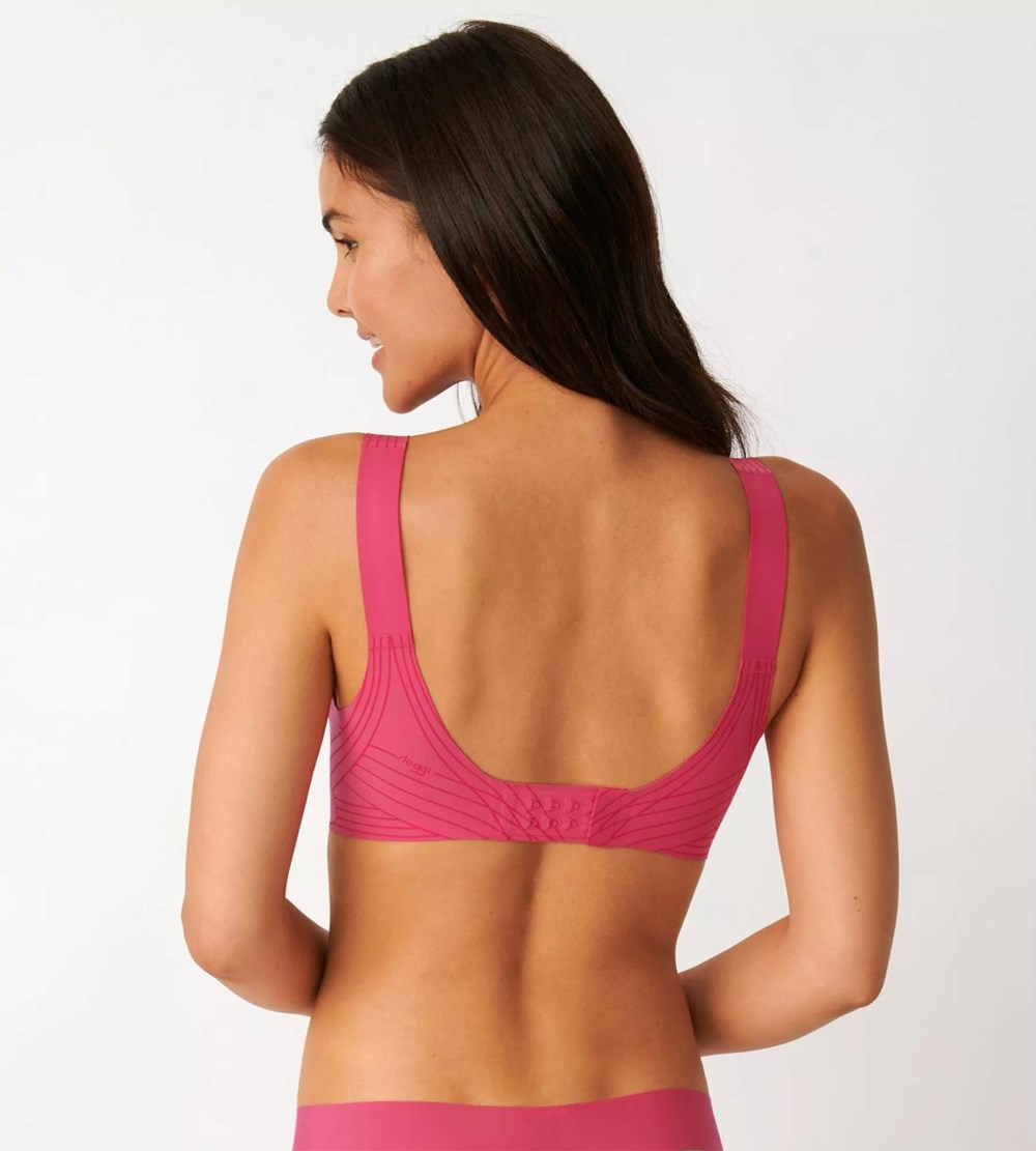 Sloggi Zero Feel Soft Bra Różowe | 82671-MVEX