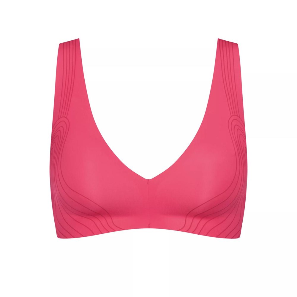 Sloggi Zero Feel Soft Bra Różowe | 82671-MVEX