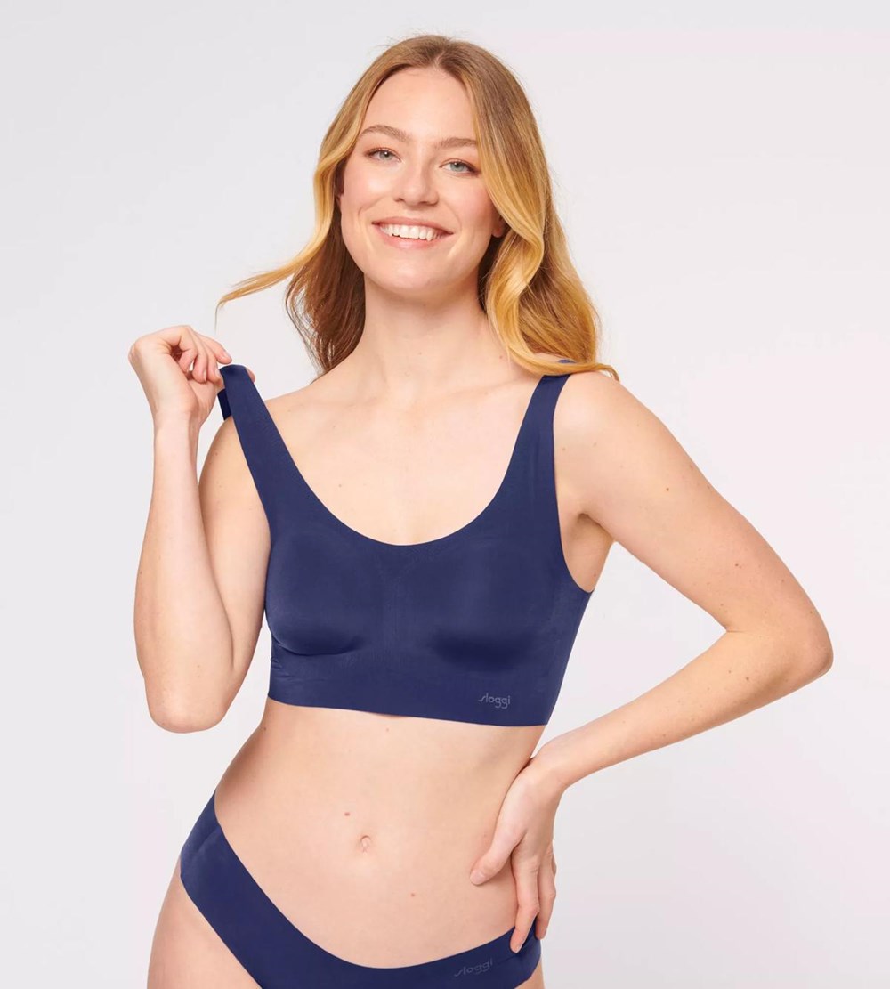 Sloggi Zero Feel Top Granatowe | 64790-MXGA