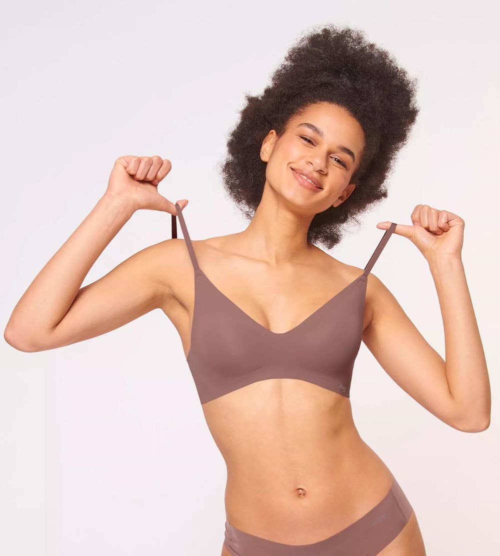 Sloggi Zero Feel Ultra Bra Cacao | 75046-WCQE