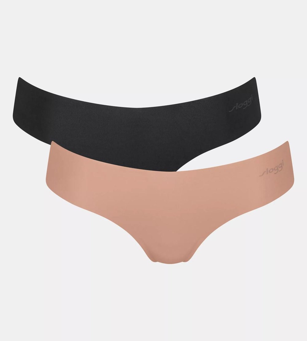 Sloggi Zero Microfibre 2.0 String Brief Brązowe Ciemny | 23756-ANSC