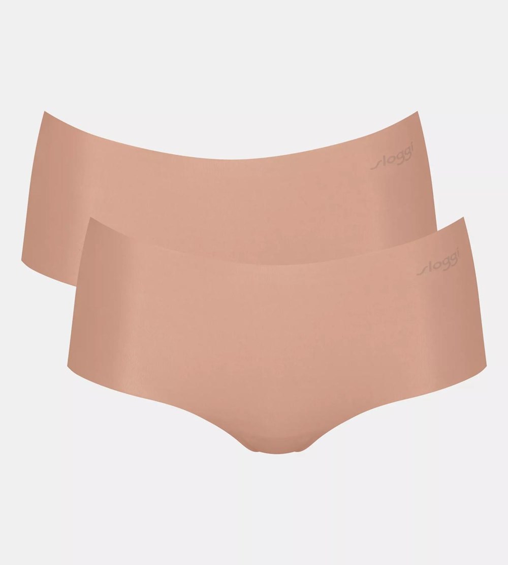 Sloggi Zero Microfibre Shorty Brązowe | 16380-GULY