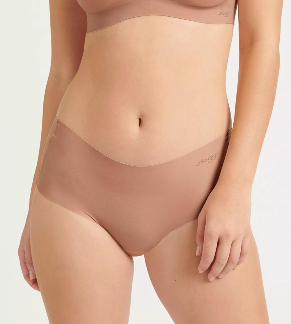 Sloggi Zero Microfibre Shorty Brązowe | 16380-GULY