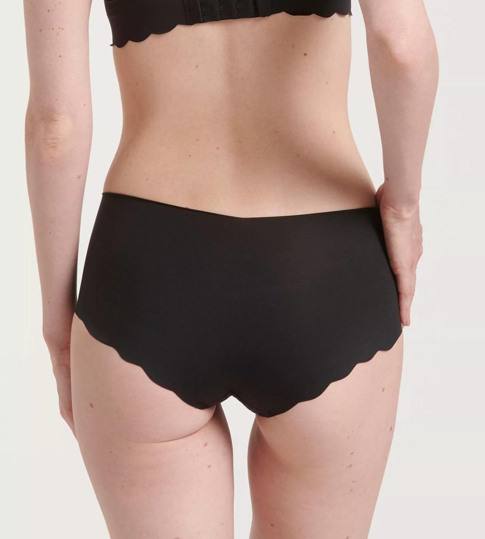 Sloggi Zero Microfibre Shorty Czarne | 72084-SFWX