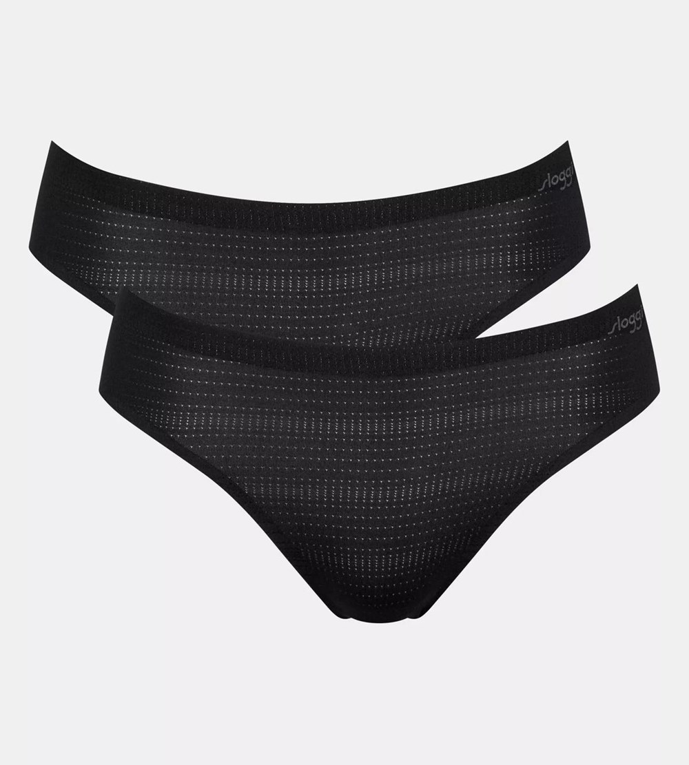 Sloggi Zero +motion Tai Brief Czarne | 96028-IFWQ