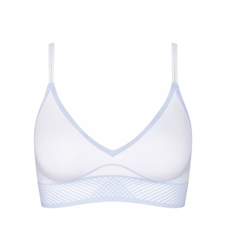 Sloggi Body Adapt Bralette Białe Głęboka | 90763-NMPA