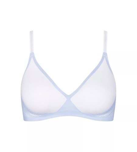 Sloggi Body Adapt Soft Bra Białe Głęboka | 42158-NRHG