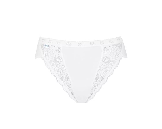 Sloggi Chic Tai Brief Białe | 08391-OUZT