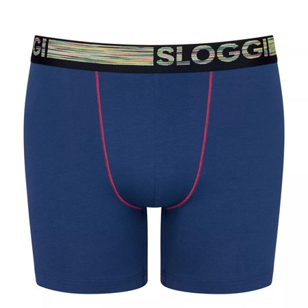 Sloggi Go Abc Natural Shorts Niebieskie | 94805-CSUY