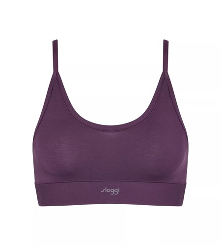 Sloggi Go Allround Koronkowe Bralette Plum | 74968-ABIE