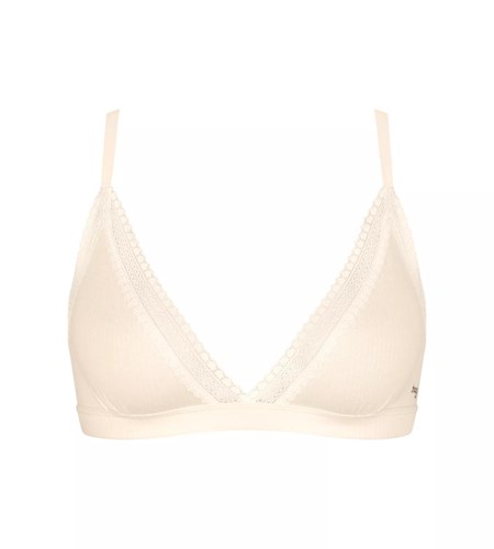 Sloggi Go Żebrowany Bralette Angora | 75260-UTFM