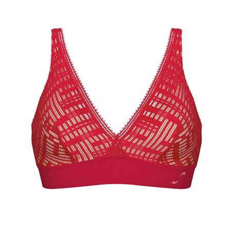 Sloggi S Seven Watowany Bra Czerwone | 32950-FMSK