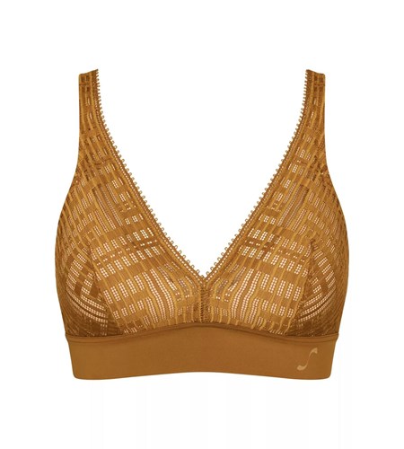 Sloggi S Seven Watowany Bra Złote | 49830-FLCO