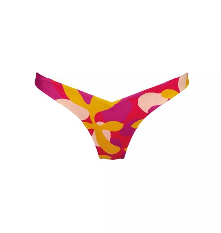 Sloggi Shore Flower Horn Bikini Brazilian Brief Pink-Dark Combination | 65148-PFOE