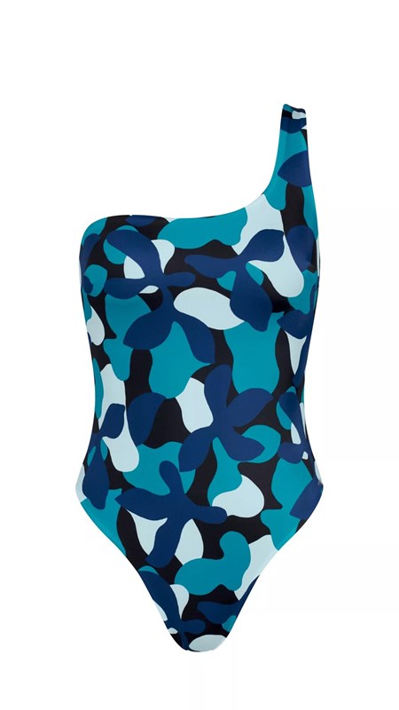 Sloggi Shore Flower Horn Swimsuit Niebieskie Ciemny | 18327-TSLI