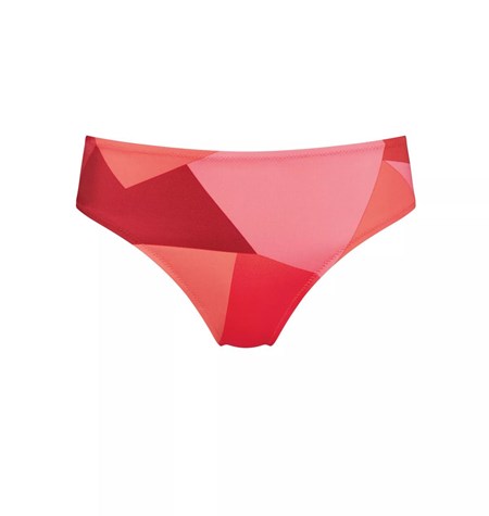 Sloggi Shore Kiritimati Bikini High Leg Czerwone Głęboka | 41628-SHUY