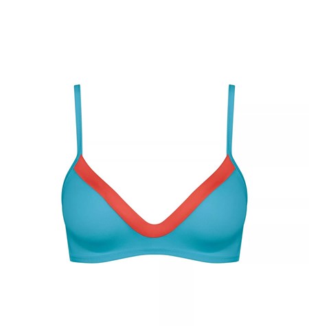 Sloggi Shore Kosrae Bikini Top Watowany Pomarańczowe Głęboka | 42793-QKXR