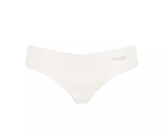 Sloggi Zero Bawełniane String Brief Białe | 42059-OHYF