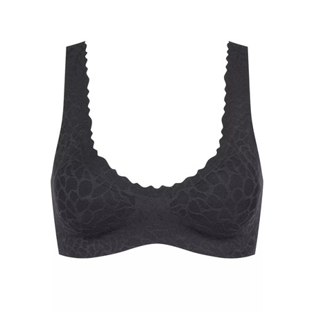 Sloggi Zero Feel Koronkowe Bralette Czarne | 48315-NVAU