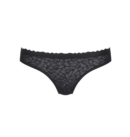 Sloggi Zero Feel Koronkowe Brazil Panty Czarne | 06859-CIZT