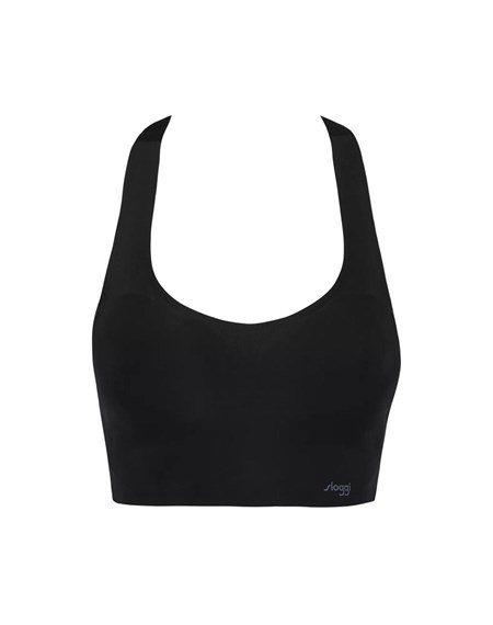 Sloggi Zero Feel Racerback Top Czarne | 37509-YMDU