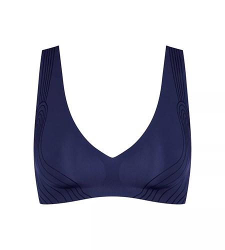 Sloggi Zero Feel Soft Bra Granatowe | 30587-BQIY