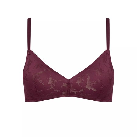 Sloggi Zero Koronkowe Bralette Claret | 18520-WHBT