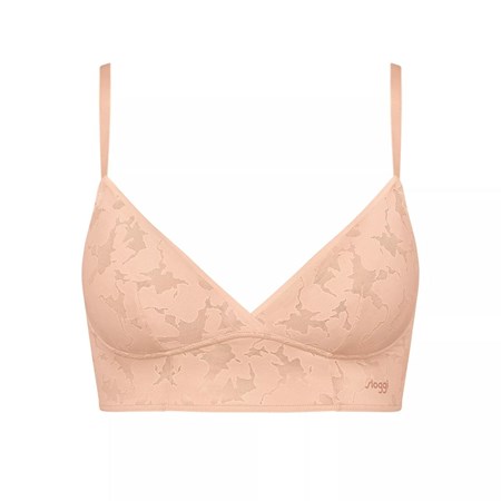 Sloggi Zero Koronkowe Non-wired Bra Głęboka Brązowe | 61379-WEIM